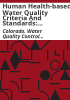 Human_health-based_water_quality_criteria_and_standards