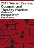 2019_sunset_review__Occupational_Therapy_Practice_Act