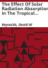 The_effect_of_solar_radiation_absorption_in_the_tropical_troposphere
