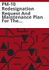 PM-10_redesignation_request_and_maintenance_plan_for_the_Canon_City_Fremont_County__Colorado_nonattainment_area