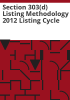 Section_303_d__listing_methodology_2012_listing_cycle