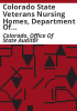 Colorado_state_veterans_nursing_homes__Department_of_Human_Services__performance_audit