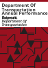 Department_of_Transportation_annual_performance_report