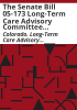 The_senate_bill_05-173_Long-Term_Care_Advisory_Committee_final_report