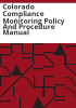 Colorado_compliance_monitoring_policy_and_procedure_manual