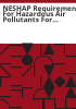 NESHAP_requirements_for_hazardous_air_pollutants_for_gasoline_dispensing_facilities