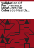 Validation_of_performance_measures_for_Colorado_Health_Partnerships__LLC