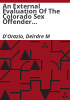 An_external_evaluation_of_the_Colorado_Sex_Offender_Management_Board_standards_and_guidelines