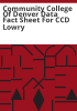 Community_College_of_Denver_data_fact_sheet_for_CCD_Lowry