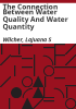 The_connection_between_water_quality_and_water_quantity