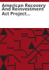 American_Recovery_and_Reinvestment_Act_project_administration_and_report_requirements_for_the_CWSRF