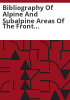 Bibliography_of_alpine_and_subalpine_areas_of_the_Front_Range__Colorado
