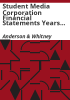 Student_Media_Corporation_financial_statements_years_ended_June_30__2001_and_2000