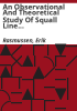 An_observational_and_theoretical_study_of_squall_line_evolution
