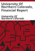 University_of_Northern_Colorado__financial_report