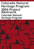 Colorado_Natural_Heritage_Program_2004_project_abstracts