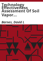 Technology_effectiveness_assessment_of_soil_vapor_extraction