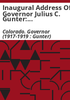 Inaugural_address_of_Governor_Julius_C__Gunter