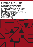 Office_of_Risk_Management__Department_of_Personnel_and_Administration__performance_evaluation