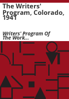 The_Writers__program__Colorado__1941