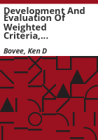Development_and_evaluation_of_weighted_criteria__probability-of-use_curves_for_instream_flow_assessments