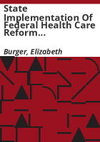 State_implementation_of_Federal_health_care_reform_legislation