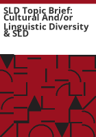SLD_topic_brief__cultural_and_or_linguistic_diversity___SLD