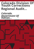 Colorado_Division_of_Youth_Corrections_regional_audit_standards