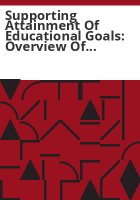 Supporting attainment of educational goals