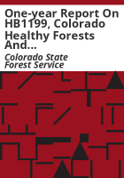 One-year_report_on_HB1199__Colorado_Healthy_Forests_and_Vibrant_Communities_Act_of_2009_revolving_loan_fund