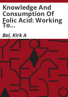 Knowledge_and_consumption_of_folic_acid