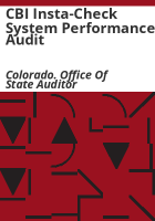 CBI_Insta-Check_System_performance_audit