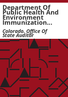 Department_of_Public_Health_and_Environment_Immunization_Program__use_of_Tobacco_Settlement_funds_performance_audit