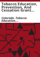 Tobacco_Education__Prevention__And_Cessation_Grant_Program_annual_report