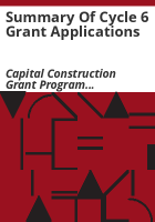 Summary_of_cycle_6_grant_applications