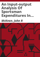 An_input-output_analysis_of_sportsman_expenditures_in_Colorado