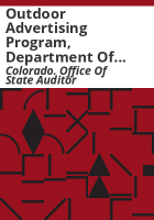 Outdoor_Advertising_Program__Department_of_Transportation_performance_audit