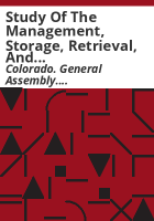 Study_of_the_management__storage__retrieval__and_archiving_of_state_records