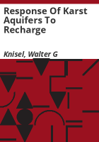 Response_of_Karst_aquifers_to_recharge