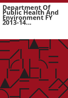 Department_of_Public_Health_and_Environment_FY_2013-14_budget_request