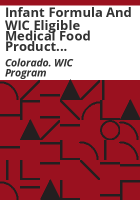 Infant_formula_and_WIC_eligible_medical_food_product_guide_for_the_Colorado_WIC_Program