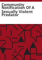 Community_notification_of_a_sexually_violent_predator