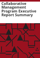 Collaborative_Management_Program_executive_report_summary