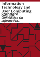 Information_technology_end_user_computing_standard_specifications