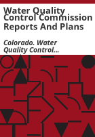 Water_Quality_Control_Commission_reports_and_plans