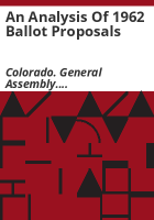 An_analysis_of_1962_ballot_proposals