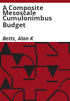 A_composite_mesoscale_cumulonimbus_budget