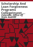 Scholarship_and_loan_forgiveness_programs_CollegeInvest__Department_of_Higher_Education_performance_audit