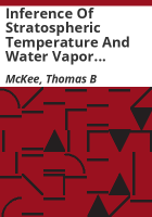 Inference_of_stratospheric_temperature_and_water_vapor_structure_from_limb_radiance_profiles
