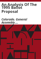 An_analysis_of_the_1995_ballot_proposal